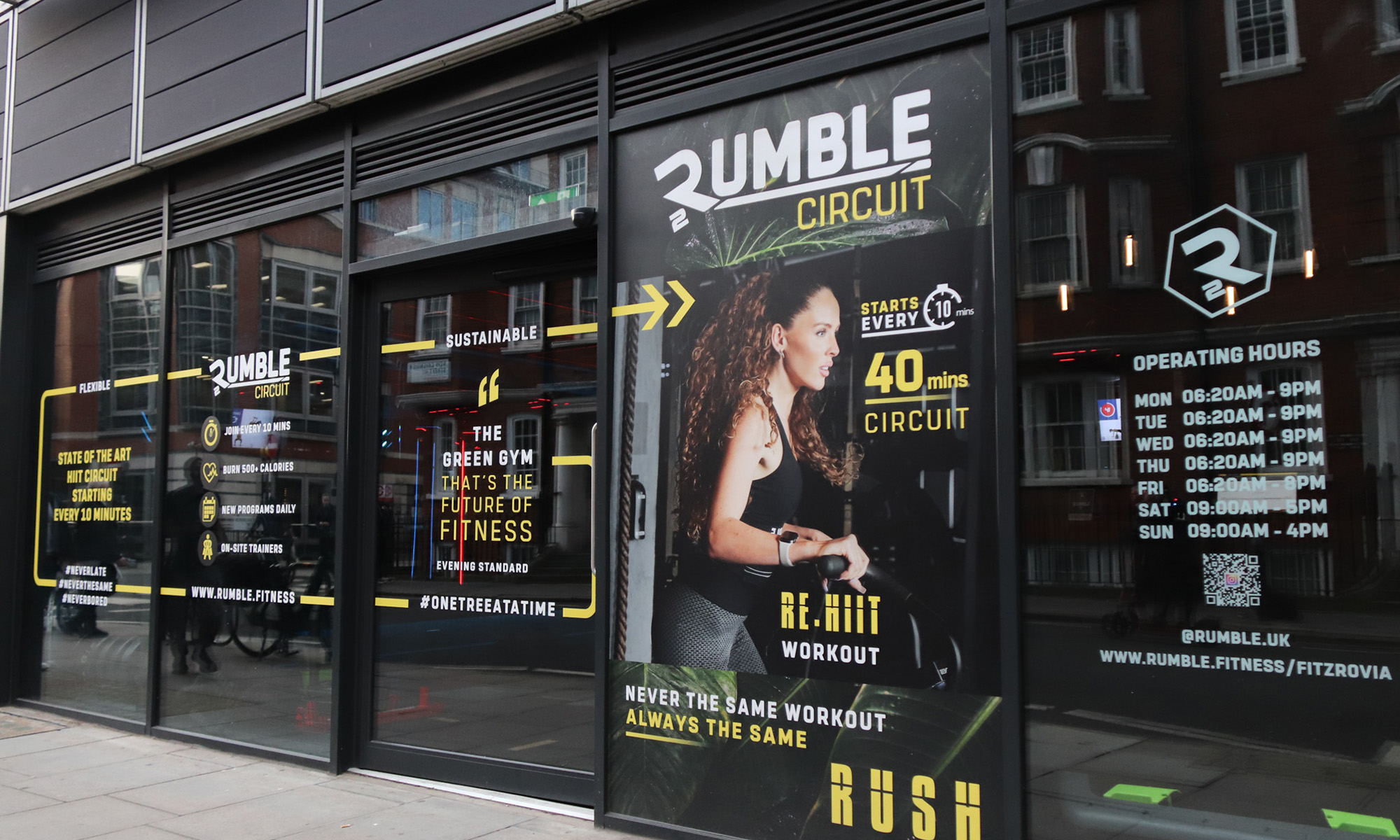Rumble Fitzrovia Rumble Fitzrovia boutique gym in Fitzrovia, London